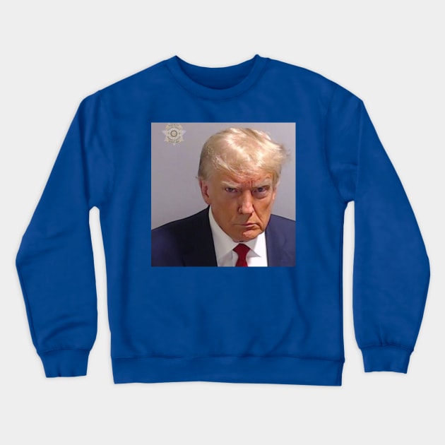 Trump Mugshot Crewneck Sweatshirt by isarol